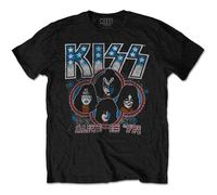 Kiss Alive In '77 ufficiale Uomo maglietta unisex