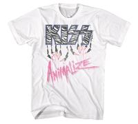 KISS - Animalize - American Classici - Bianco Adulto T-Shirt