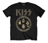 Kiss Band Circle Black XL Maglietta