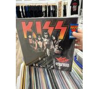 KISS Box Set 4LP Sonic Boom Barcelona Tour 2010 Splatters Vinile + 4 Patch Nuovo
