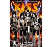 KISS - Calendario da parete 2027, formato A3, omaggio non ufficiale