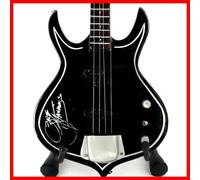 Kiss Chitarra Miniatura Gene Simmons Punisher Bass Signature Hard Rock Metal