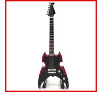 Kiss Chitarra Miniatura Paul STANLEY Broken Mirror Hard Rock Heavy Metal Glam