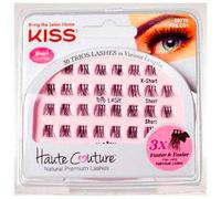 Kiss Ciglia Finte Ciuffetti Haute Couture Trio Lash - Ciglia Finte Naturali, Facili da Applicare, Leggere e Riutilizzabili. Ideali per Volume e Definizione, Perfette per Extension Ciglia fai da te