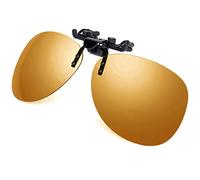 KISS CLIP-ON Occhiali da Sole - Lenti Accessorie Multiuso per Sicurezza & Sport - Si Agganciano agli Occhiali per Protezione UV & Antiriflesso - Ideali per Lavoro, Guida & Attività Outdoor