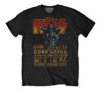 Kiss Cobo Arena '76 ufficiale Uomo maglietta unisex