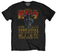 Kiss 'Cobra Arena '76' (Nero) Eco T-Shirt - NUOVO E UFFICIALE