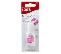 KISS Colla Brush On con pennello, 5g. Colla per Unghie Finte Extra Forte. Nail Glue Professionale per Unghie finte effetto gel ricostruzione unghie e semipermanente unghie, decorazioni unghie nail art
