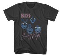 KISS Creatures Of The Night T-Shirt Manica Corta Unisex Smoke Cotone Girocollo