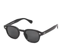 KISS DEPP ICONIC Occhiali da Sole Uomo Donna - Stile Moscot Vintage Johnny Depp & Robert Downey jr - Montatura con Rivetti Metallici e Lenti UV400 (NERO)