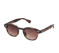 KISS DEPP ICONIC Occhiali da Sole Uomo Donna - Vintage Johnny Depp & Robert Downey jr - Montatura con Rivetti Metallici e Lenti UV400 (HAVANA)