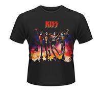 Kiss Destroyer Gene Simmons Rock Heavy Metal ufficiale Uomo maglietta unisex