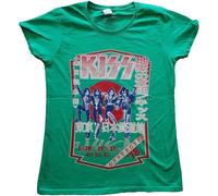 Kiss Destroyer Tour '78 Green S Donna Maglietta