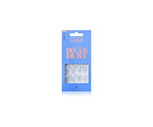 KISS Dream Dust Gel Fantasy White and Blue 28 pezzi - Unghie artificiali