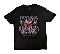 KISS End Of The Road Tour Red ufficiale Uomo maglietta unisex