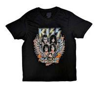KISS End Of The Road Wings autorizzato Uomo maglietta