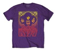 Kiss Gradient Group Purple L Maglietta