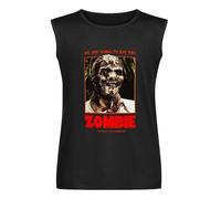 Kiss Home Lucio Fulci'S Zombie Horror Movie Show T Shirt Sleeveless T-Shirt Black