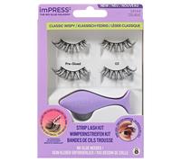KISS imPRESS Pre-glued Strip Lash Kit 03 Classy Wispy