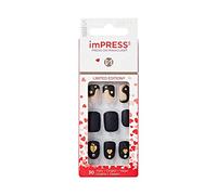 KISS imPRESS - Manicure con stampa a pressione, edizione limitata, per San Valentino, "Heart Beat", 30 pezzi