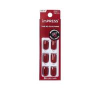 Kiss Impress Press-On-Manicure Unghie 30 Conti Rosso Velluto