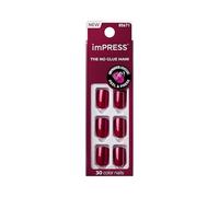 Kiss Impress Press-On-Manicure Unghie 30 Conti Rosso Velluto