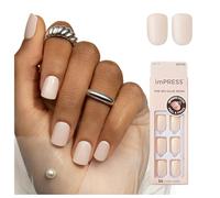 KISS ImPRESS - Set di smalti in gel colorato, con tecnologia PureFit, Mani di colore senza lucidatura, con tampone di preparazione, mini lime, stick per cuticole e 30 unghie finte