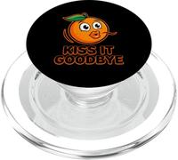 Kiss It Goodbye divertente arancione cartone animato espressione PopSockets PopGrip per MagSafe