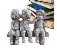 Kiss Kids Sculpture - Scultura da esterno a forma di cucciolo d'amore, simpatica decorazione per la casa, per amici, famiglie, vacanze e amanti