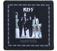 Kiss - Kiss Patch Dressed To Kill Band Logo Nuovo Ufficiale Nero Printed Iron On Size Accessory Size
