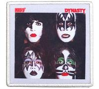 Kiss - Kiss Patch Dynasty Album Cover Band Logo Nuovo Ufficiale Printed Iron On Size Accessory Size