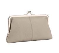 Kiss Lock Change Purse, Car Coin Holder Pouch, Kiss Lock Change Purse, PU Leather Vintage Snap Closure Wallet, Exquisite Clutch Purse for Men, Small and Stylish Coin Holder