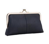 Kiss Lock Coin Purse for Women, Coin Purse Wallet with Clasp, PU Leather Coin Purse, Large Capacity Coin Holder, Women's Credit Card Wallet, Coin Holder for Women, Cash, and Credit Cards