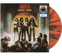 Kiss Kiss - Love Gun (Exclusive Tangerine / Aqua Splatter Colored Vin (Vinyl LP)