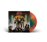 Kiss - Love Gun - Tangerine / Aqua Splatter Vinyl Egea Exclusive Ltd. Ed.