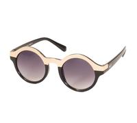 KISS MAJESTIC Occhiali da Sole Uomo Donna - Design Rotondo Audace & Sofisticato con Stile Vintage & Avant-Garde - Montatura Leggera con Dettagli Metallici - Lenti UV400 per Protezione Completa