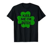 Kiss Me I'm Dutch St. Patrick's Day Costume Olanda Maglietta
