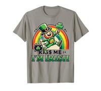 Kiss Me I'm Irish St Patrizio Day Felicità Maglietta