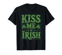 Kiss Me I'm Irish Vintage Charm Maglietta