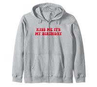 KISS ME IT'S MY BIRTHDAY X Only Love Date Fan Compleanno Felpa con Cappuccio