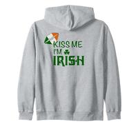 Kiss Me Sono Irlandese Felpa con Cappuccio