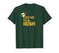 Kiss Me Sono Irlandese Maglietta