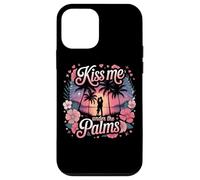 Kiss Me Under The Palms Tramonto Romance Custodia per iPhone 12 mini