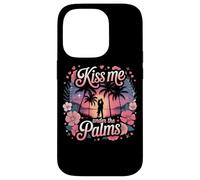 Kiss Me Under The Palms Tramonto Romance Custodia per iPhone 14 Pro