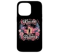 Kiss Me Under The Palms Tramonto Romance Custodia per iPhone 14 Pro Max