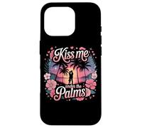 Kiss Me Under The Palms Tramonto Romance Custodia per iPhone 16 Pro