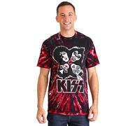 Kiss Men's Burst Tie-Dye T-Shirt 2X