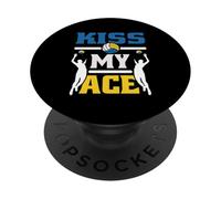 Kiss My Ace Divertente Pallavolo PopSockets PopGrip Adesivo