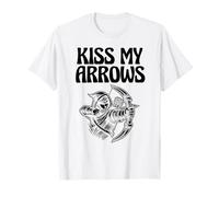 Kiss My Arrows Archer Arco Freccia Tiro con l'arco Amante dello Sport Maglietta