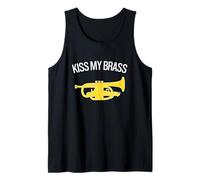 KISS MY BRASS - Banda musicale, banda di ottoni, cornetta divertente Canotta